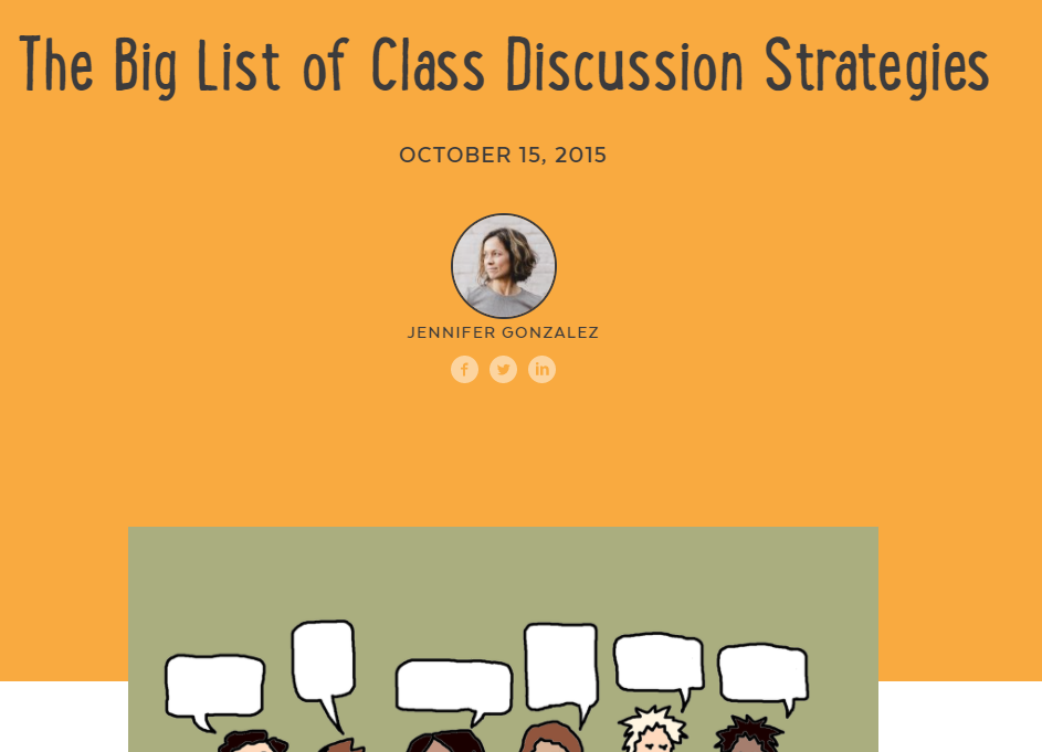 Guidelines for Successful Group Discussions in the Classroom ...