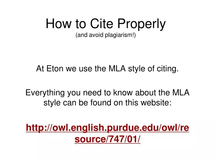 Avoiding plagiarism: How to properly cite sources and maintain academic ...